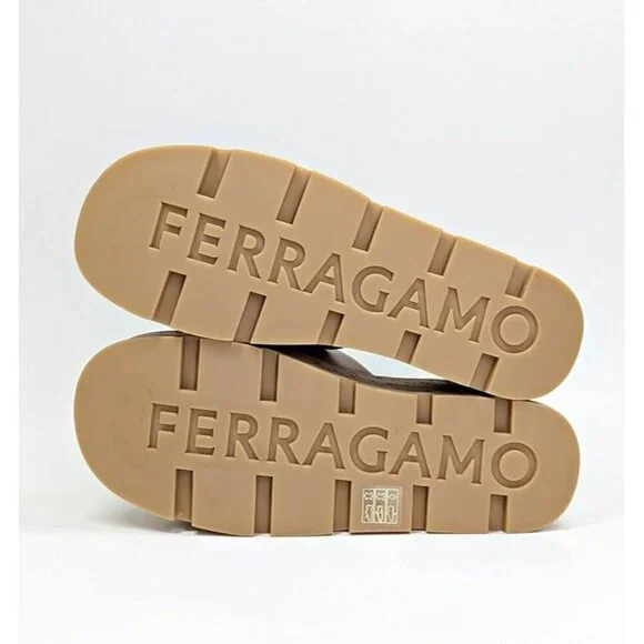 Ferragamo Women's Engracia Platform Slide Sandals in Rosa Size 7 C (MSRP $695) - Picture 10 of 11